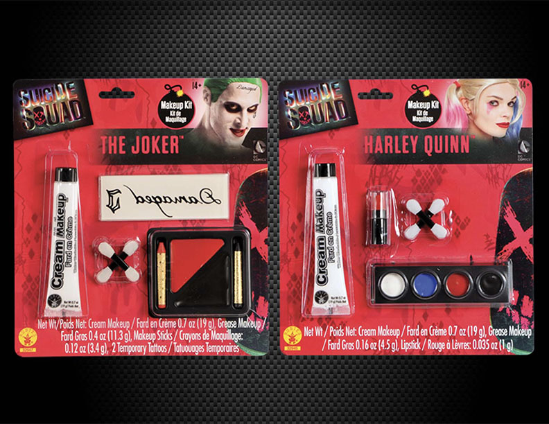 The Joker and Harley Quinn makeup